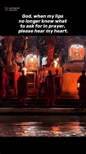 God, when my lips no longer know what to ask for in prayer, please hear my heart✨️ #shriharistotram