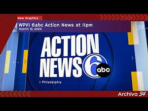 WPVI - 6abc Action News at 11pm - Full Newscast - New Graphics | March 12, 2024