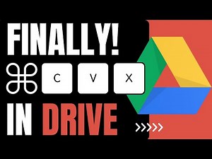 How to Copy, Paste, and Cut Google Drive Files | Finally!