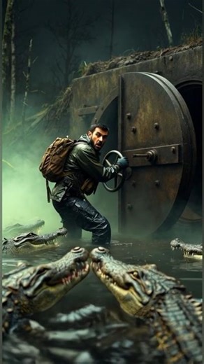 Surviving a Crocodile Attack in a Swamp Bunker