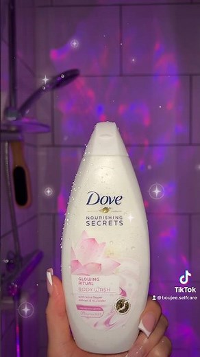 🌸Floral Scented Shower Routine🌸 #dove #dovesoap #showerroutine #shorts