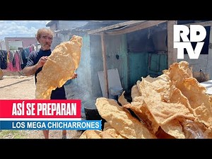 This is how they prepare these Mega chicharrones
