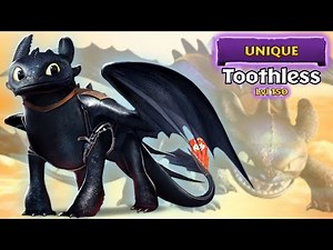 Toothless (Hiccup's Night Fury) Max Level 150 Alpha/Titan Mode | Dragons: Rise of Berk