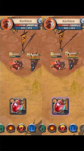 Healing Potion T6 vs Healing Potion T6.3 | Albion Online