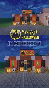 New Spirit Halloween build in Minecraft