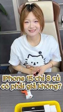 Is an iPhone 15 for just 8 million real? #appletechaddict #smartphone #shorts