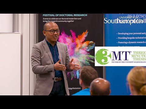 Three Minute Thesis '18, Daryus Chandra | University of Southampton