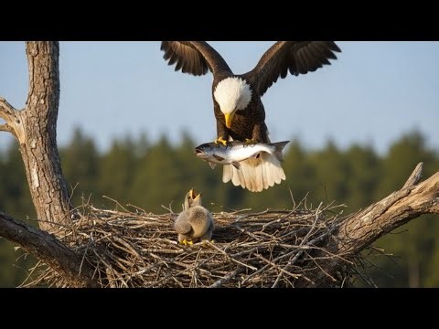 The Day a Baby Bald Eagle Is Born | Incredible 12-Week Journey to First Flight