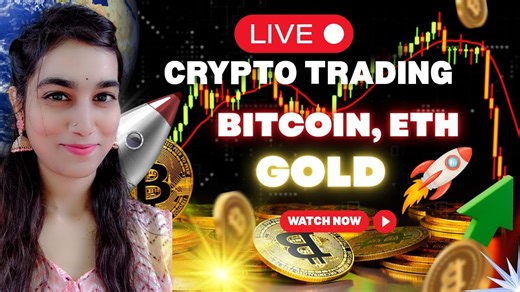 🔴LIVE CRYPTO TRADING / Bitcoin ,Gold and Eth #cryptotrading #live#gold #livetrading ‪@Tradewithrakhi‬