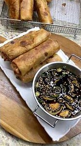 Spring rolls step by step #fyp #springrolls #chinesefood