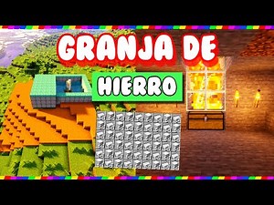 ❗❗La Granja De HIERO MAS FÁCIL de MINECRAFT 1.18 - 1.18.2 - 1.19 ✅
