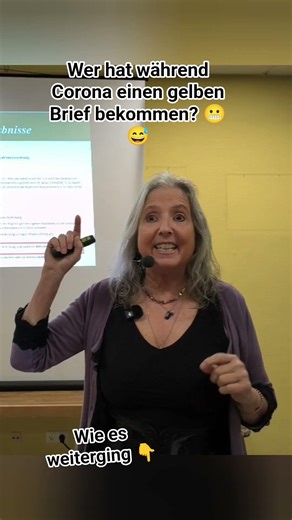 Who received a yellow letter during the pandemic? 😬😅