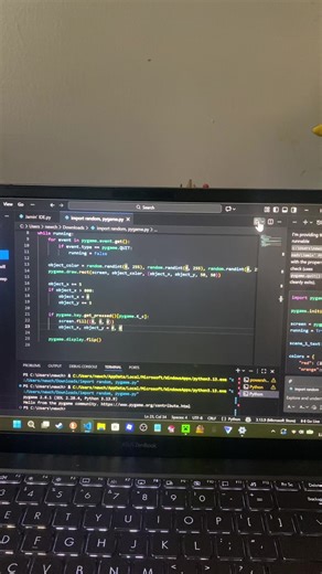 I made smth in pygame #python #programming #pygame #pythonpygame