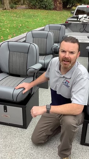 Check out the Fish Fighter Guide Series Boat Seat Box with Slide Out Drawer to maximize your boating! #boats #boating #marineaccessories #fishingaccessories #fishinglife #pnw #pnwexplored #pnwadventures #pdx #pdxlife #pnwexplored #fishingguide #guide #boatlife #wereonaboat