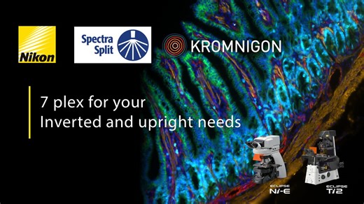 Multiplex upside down or right-side up?Nikon's Ti2 inverted and Ni-E upright microscopes can accommodate the Spectra Split 7 to 7-plex your imaging!Compatible with filter cubes, for standard… | Nikon Microscope Solutions Europe