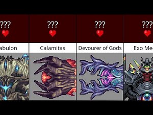 Terraria Calamity Bosses Total Health Comparison