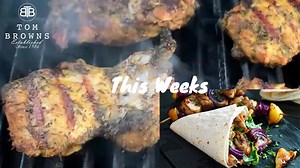 >>> Street Food Special 😋 🇯🇲 Jerk Chicken Kebab, Roasted Peanuts, Mango & Chilli Salsa, Lime Mayonnaise, Coriander, Flat Bread See Full Takeaway Menu Here⬇️ https://www.tombrownstakeaway.co.uk/choose-day | Tom Browns