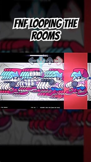 FNF LOOPING THE ROOMS #fnf #fnfmod #animation