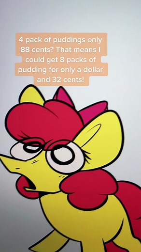 My Little Pony Applejack Pudding Deals: 4-Pack for 88 Cents!