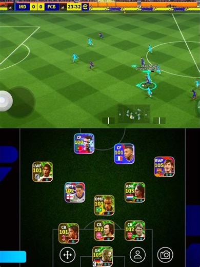 ⚽Best goat Formation for quick counter💫💥#newformation #football