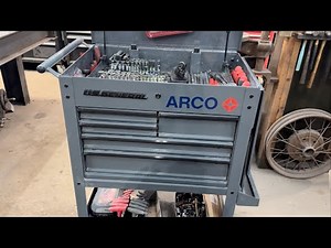 U.S. General Five Drawer Tool Cart Tour - harbor freight #toolboxtour
