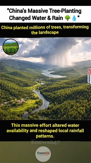 "China's Massive Tree-Planting Changed Water & Rain 🌳💧"