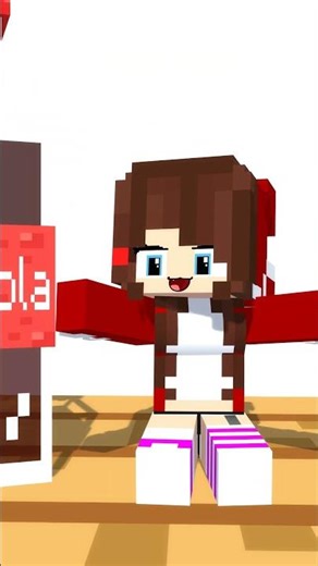 JJ's Sister LOVES Cola🍟| MAIZEN Animation in Minecraft