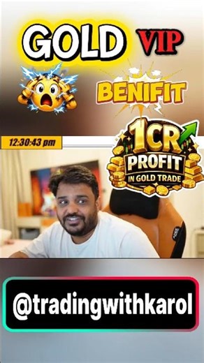 GOLD VIP BENEFIT'S ||‪@KarolSEBIRegisteredIITian‬ #shorts #tranding #viral #trading #gold