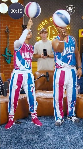 Can We Beat the Harlem Globetrotters in a Ball Spin Challenge? 👀
