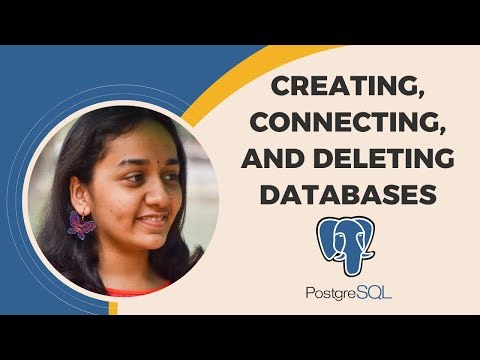 PostgreSQL for Beginners - Creating, Connecting and Deleting Databases
