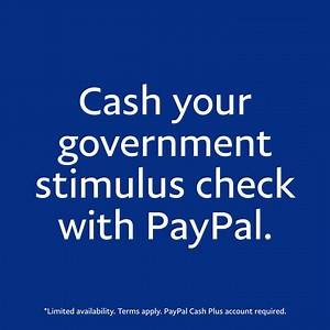 2.5K reactions · 221 shares | Cash your government-issued paper stimulus check with no fees and no trip to the bank. Limited availability. PayPal Cash plus account required. Terms apply | PayPal | Facebook