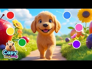 Color Me Happy | Color Song for Kids | Capy Sing Song