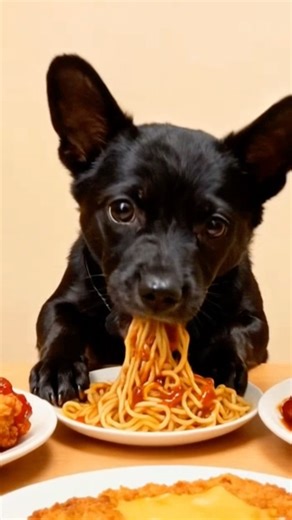 Cute Dog + ASMR Eating=Viral😍🔥#asmr #ai #eating #sound #viral #trending #shorts #likeandsubscribe