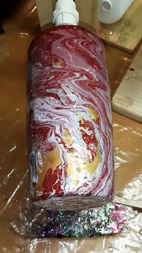 Marble paint hydro dip tumbler tutorial