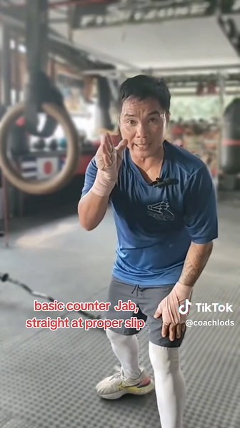 jab, straight counter and proper slip #coach #boxing #training