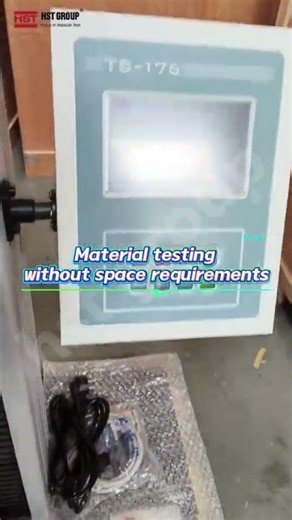 HST Single-arm testing machine: Small size, big power. Tensile, peel and bending testing.