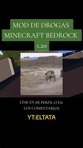 Mod de Drogas para Minecraft Bedrock 1.20