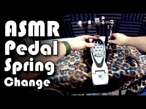 ASMR | Pearl Double Pedal - New Springs | Drum Tech POV