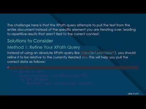 How to Properly Access XPath Results in Python for Web Scraping