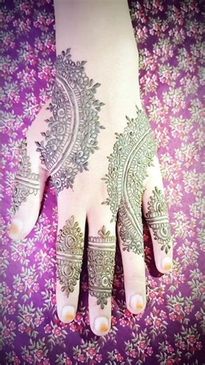 Easy Back Hand Mehndi Tutorial #mehendi #easymehendi #henna #mehndi
