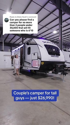 3.4K views · 21 reactions | The Sunset Trail 212RB checks all of these boxes!  ✅ Couple’s coach ✅ Only $26,990 ✅ Tall-guy friendly Shop this unit here: https://www.terrytownrv.com/product/new-2022-crossroads-rv-sunset-trail-212rb-1862350-29 #camperlife#camperlifestyle #rvlife#RVLiving #glamping | TerryTown RV Superstore | Facebook