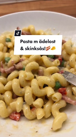 Pasta med ädelost och skinksås - En läcker rätt