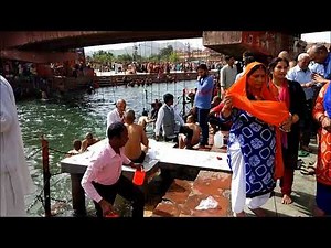 Bath in Ganga River , Ganga Snan , India