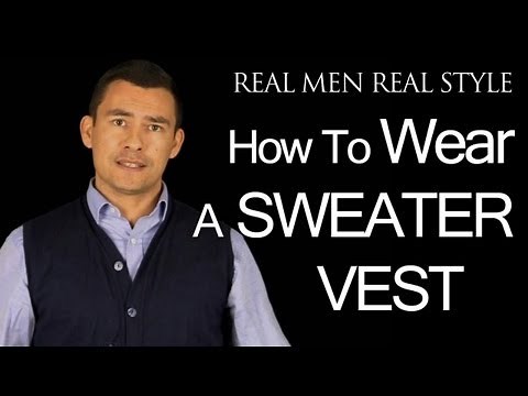 How To Wear A Sweater Vest - Style Guide For Men - Mens Sweaters - Fashion Tips