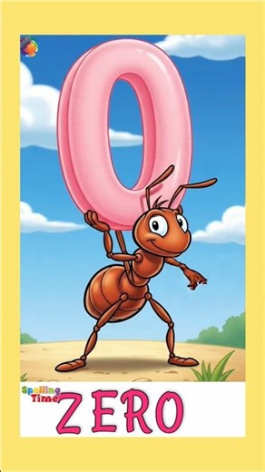 learn to spell z-e-r-o || spelling of zero