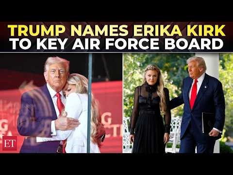 Charlie Kirk’s widow Erika Kirk appointed to Air Force academy board by Trump in high-profile move