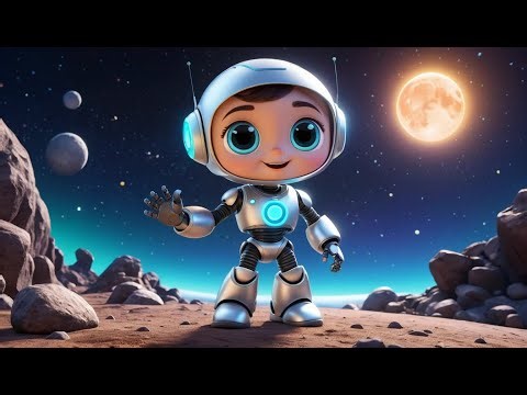 Learn to Count with Talking Robots in Space | Fun Educational Kids Song | Magical Robot Adventure