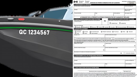 Transférer un permis d'embarcation de plaisance à l'acheteur