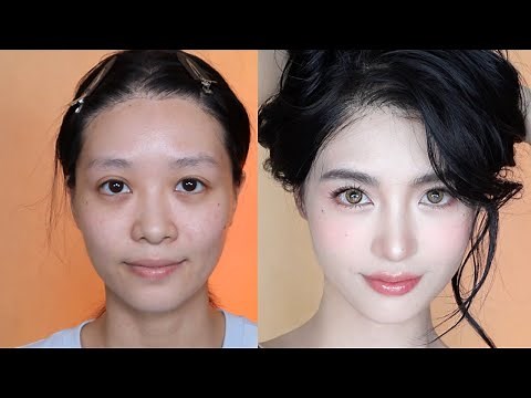 Light Japanese Makeup Tutorial🌸 Foundation-free Makeup for Summer & Masks | April的草莓啊