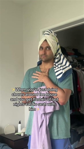 I’m just trying to fold the laundry…i guess I’ll have to put in another load #meandbae